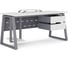 Стол компьютерный Kobor KTR-140/80 graphite/premium 253866 4