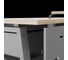 Стол компьютерный Kobor KTR-160/70 aluminum/natural 254027 5
