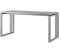 Стол офисный Kobor O2-160/80 aluminum/chicago 213576