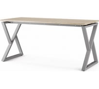 Стол офисный Kobor W-180/80 aluminum/natural 211539