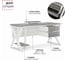 Стол офисный Kobor W-160/80 white/chicago 211600 2