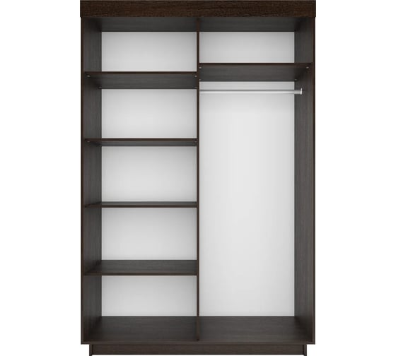 Шкаф-купе Е1 Lite 2-х дверный, 1400х2120х595, Венге 26 280-2