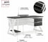 Стол офисный Kobor W-140/60 white/wood 211606 2