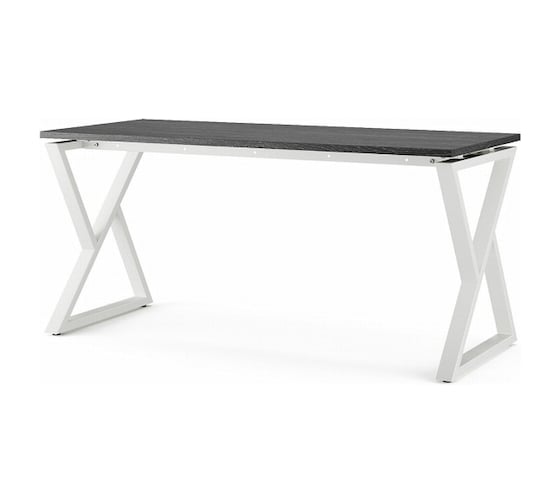 Стол офисный Kobor W-100/60 white/wood 211604