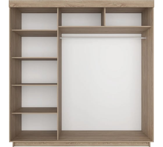 Шкаф-купе Е1 Lite 3-х дверный, 1800х2120х595, Сонома 26 283-3