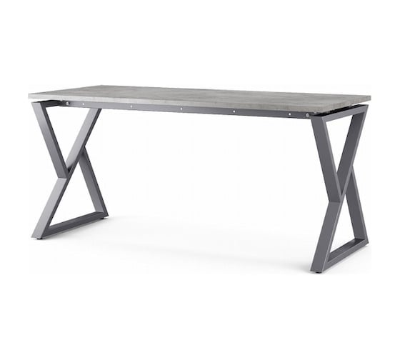 Стол офисный Kobor W-180/60 graphite/chicago 211379