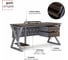Стол офисный Kobor W-160/60 graphite/charlston 211441 2
