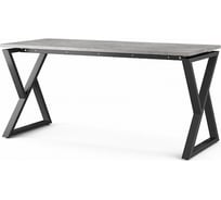 Стол офисный Kobor W-180/80 black/chicago 211289
