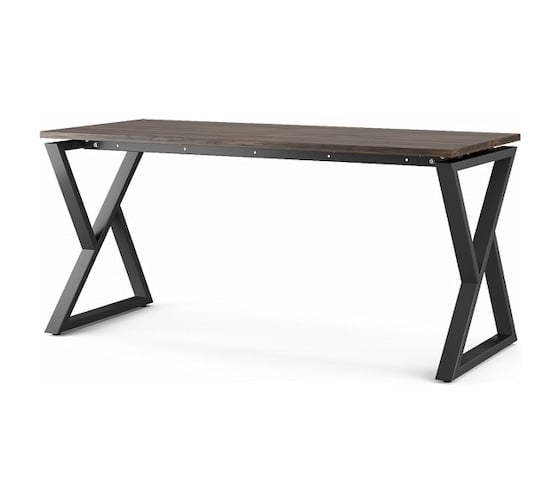 Стол офисный Kobor W-160/60 black/charlston 211337