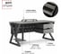 Стол офисный Kobor W-140/80 black/chicago 211287 2