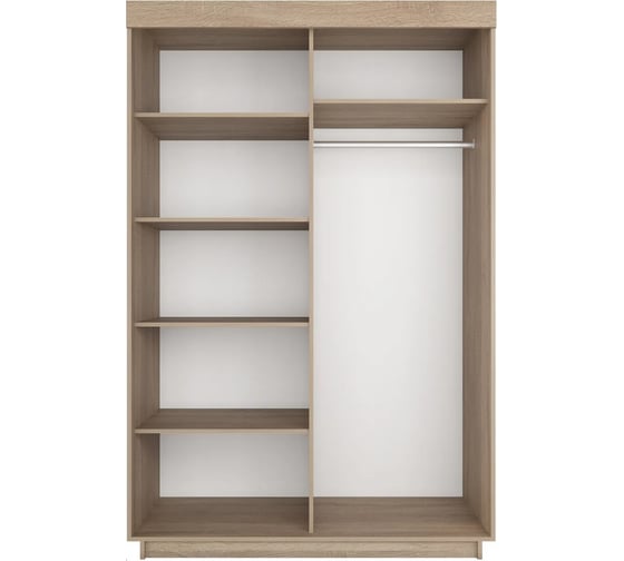 Шкаф-купе Е1 Lite 2-х дверный, 800х2120х595, Сонома 26 274-3