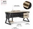Стол офисный Kobor W-140/60 black/natural 211315 2