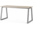Стол компьютерный Kobor KTR-160/80 aluminum/natural 254034 1