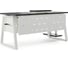 Стол компьютерный Kobor KTR-160/80 white/wood 254117 4