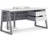 Стол компьютерный Kobor KTR-160/80 graphite/premium 253867 3