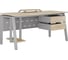 Kobor Стол офисный AB-180/80 aluminum/natural 211123 2