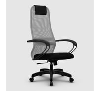 Кресло МЕТТА SU-B-8 подлокотники 100, основание 001, светло-серый z308967088