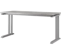 Kobor Стол офисный L1-100/70 aluminum/chicago 211902