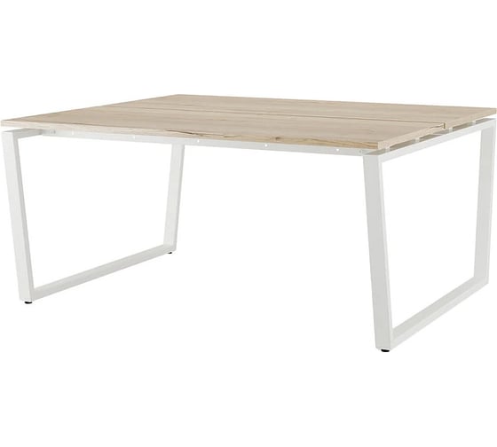 Стол офисный Kobor OTR/2-100/140 white/natural 217872