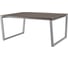 Стол офисный Kobor OTR/2-180/140 aluminum/charlston 217793 1