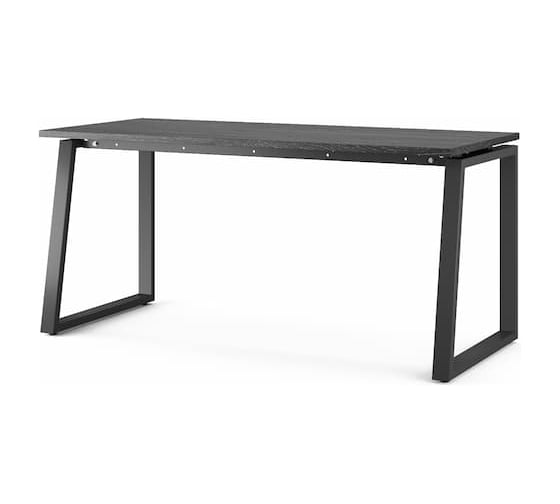 Стол офисный Kobor TS1-180/60 black/wood 215040