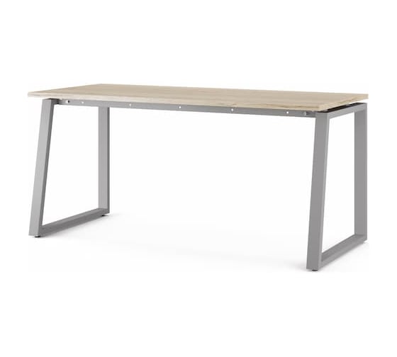 Стол офисный Kobor TS1-80/80 aluminum/natural 215278