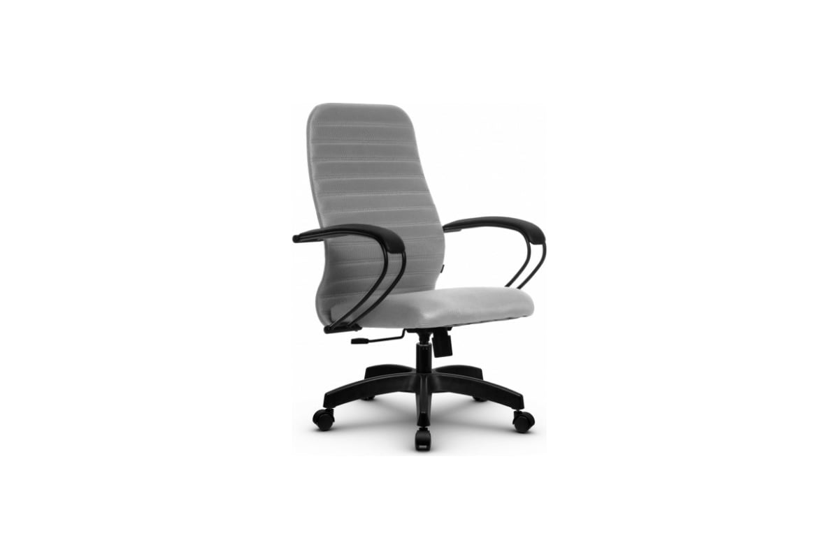 Кресло офисное метта su b 8 пластик ткань сетка сиденье мягкое черное