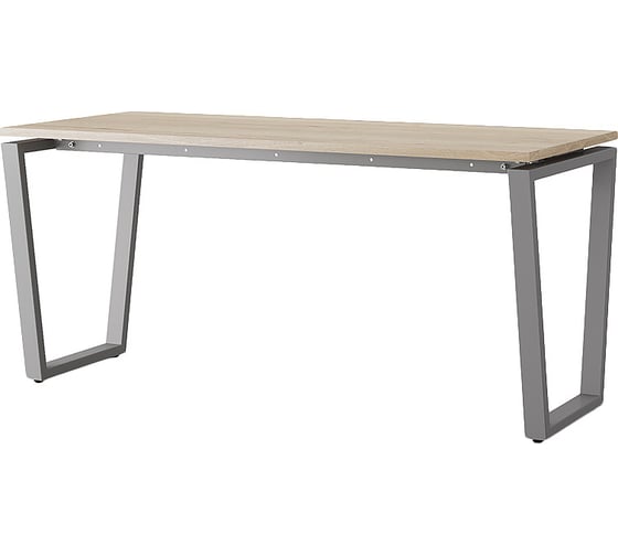 Стол офисный Kobor OTR-160/60 aluminum/natural 214436
