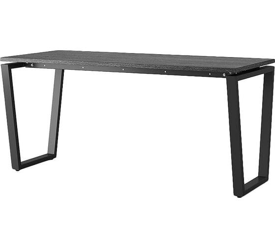 Стол офисный Kobor OTR-160/60 black/wood 214207