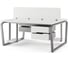 Стол офисный Kobor TB/2-180/160 aluminum/premium 218132 3