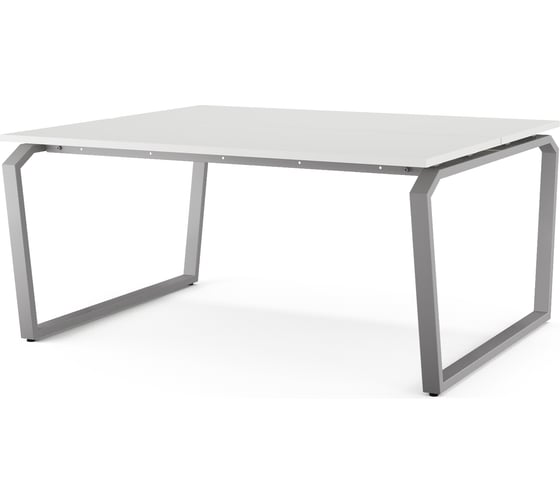 Стол офисный Kobor TB/2-120/160 aluminum/premium 218129