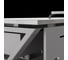 Стол компьютерный Kobor KW-100/60 aluminum/chicago 251479 5
