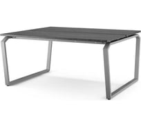 Стол офисный Kobor TB/2-180/140 aluminum/wood 218167