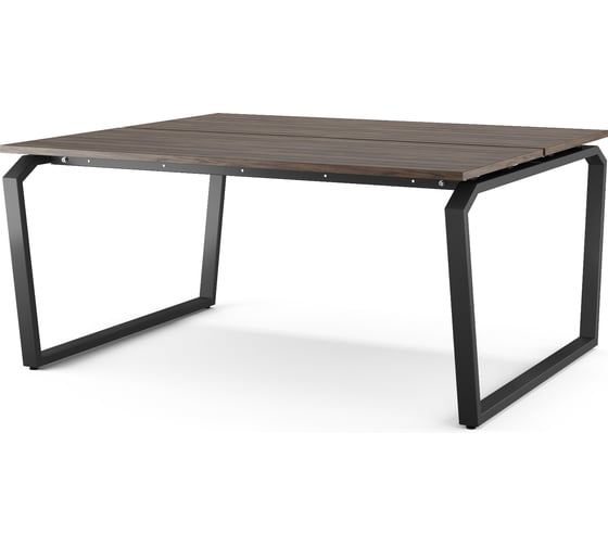 Стол офисный Kobor TB/2-180/160 black/charlston 218008
