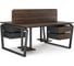 Стол офисный Kobor TB/2-180/160 black/charlston 218008 2