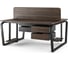 Стол офисный Kobor TB/2-180/160 black/charlston 218008 3