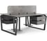 Стол офисный Kobor TB/2-180/120 black/chicago 217931 5