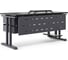 Стол компьютерный Kobor KT-140/70 graphite/wood 252653 4