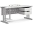 Стол компьютерный Kobor KT-120/70 aluminum/premium 252714 5