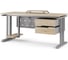 Стол компьютерный Kobor KT-160/70 aluminum/natural 252779 5