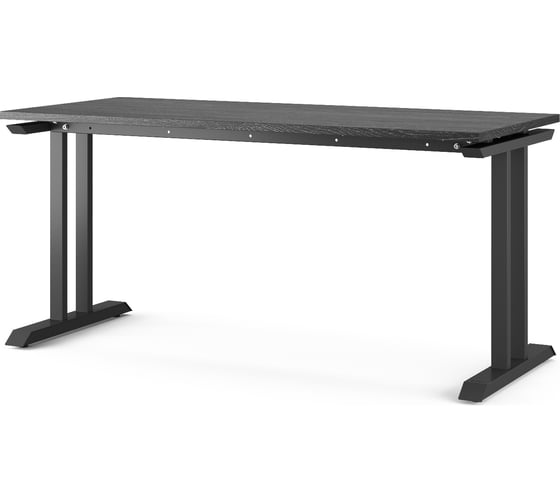 Стол компьютерный Kobor KT-160/60 black/wood 252543