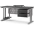 Стол компьютерный Kobor KT-160/60 aluminum/wood 252751 5