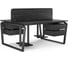 Стол офисный Kobor TB/2-180/160 black/wood 217966 1