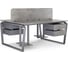 Стол офисный Kobor TB/2-160/120 graphite/chicago 218034 2