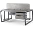Стол офисный Kobor TB/2-160/120 graphite/chicago 218034 3