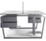 Стол офисный Kobor TB/2-160/120 graphite/chicago 218034 4