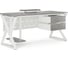 Стол компьютерный Kobor KW-120/60 white/chicago 251584 2