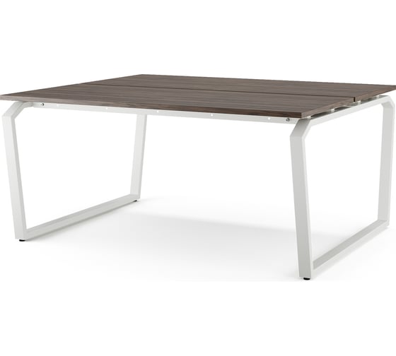Стол офисный Kobor TB/2-120/120 white/charlston 218303