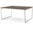 Стол офисный Kobor TB/2-120/120 white/charlston 218303 1