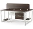 Стол офисный Kobor TB/2-120/120 white/charlston 218303 3